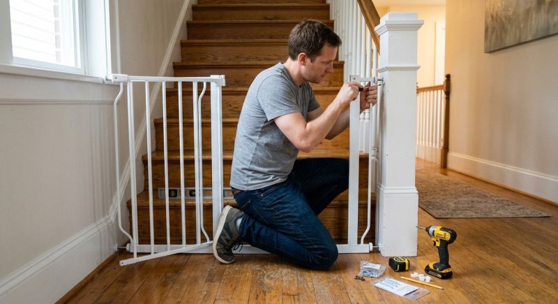 Infant Gate Installation in Roswell, GA